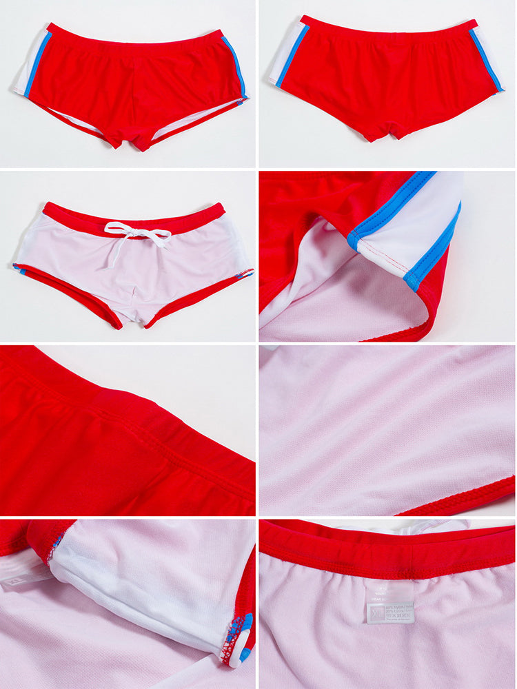 Men Breathable Sexy Low Rise Bikini Swim Briefs