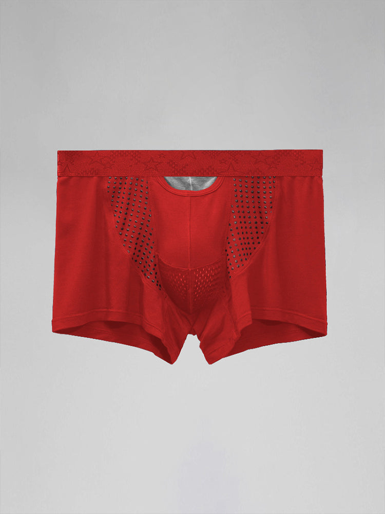 Men's Modal Dual Separate Pouch Trunks