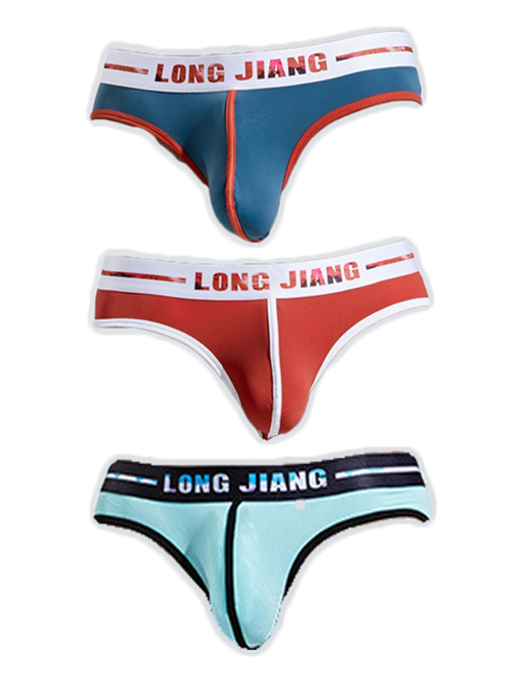 3 Pack Men's Seamless Ice Silk Comfy Underwear