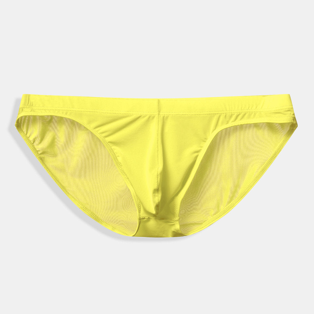 Low Waist Ice Silk Transparent Seamless Underwear