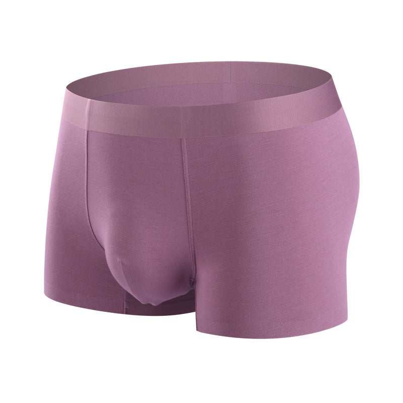 快適なプレーンモダールボクサーブリーフ。男性用快適な下着。