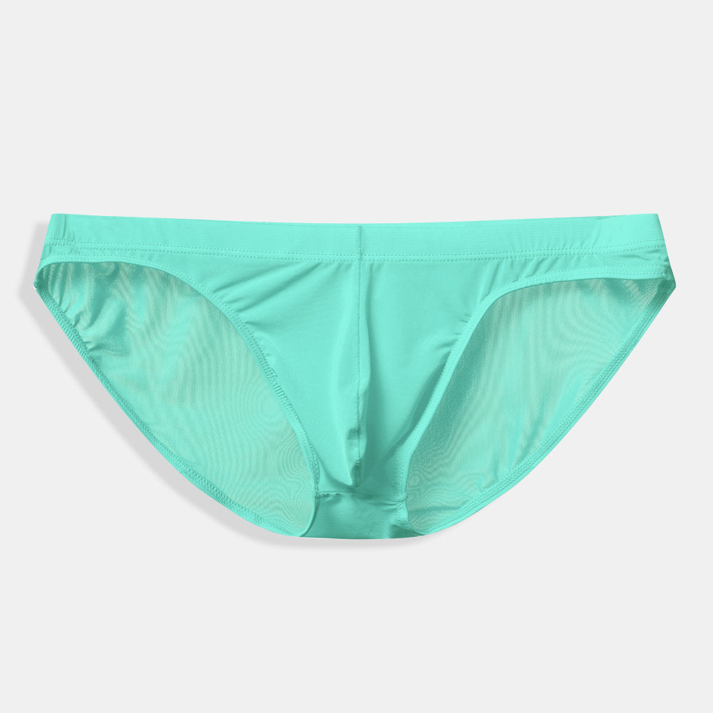 Low Waist Ice Silk Transparent Seamless Underwear
