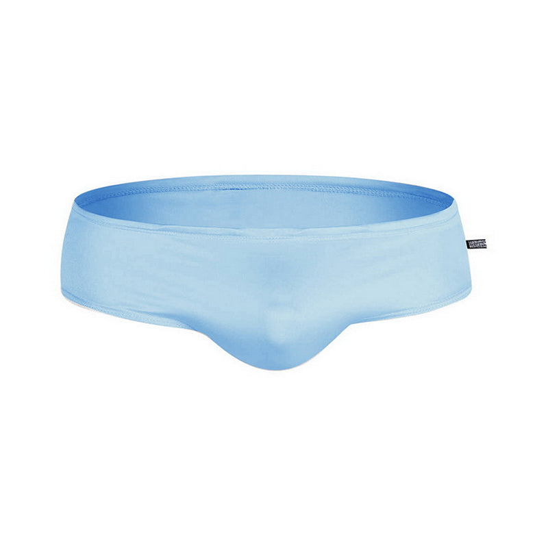 Men's Solid Color Quick-drying Pouch Swim Briefs