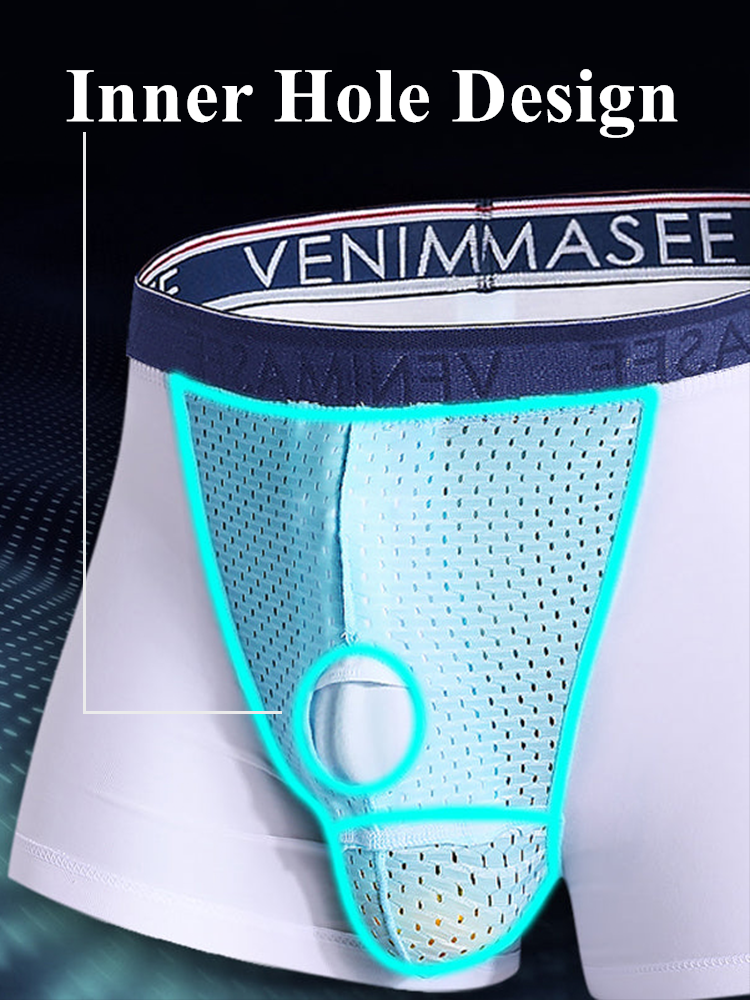 Men's Modal Ball Pouch Separate Pouches Boxer Briefs