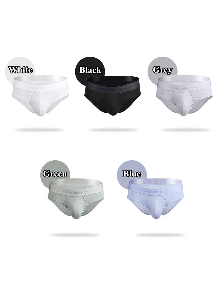 2 Pack Men's Lightweight Cotton Pouch Briefs
