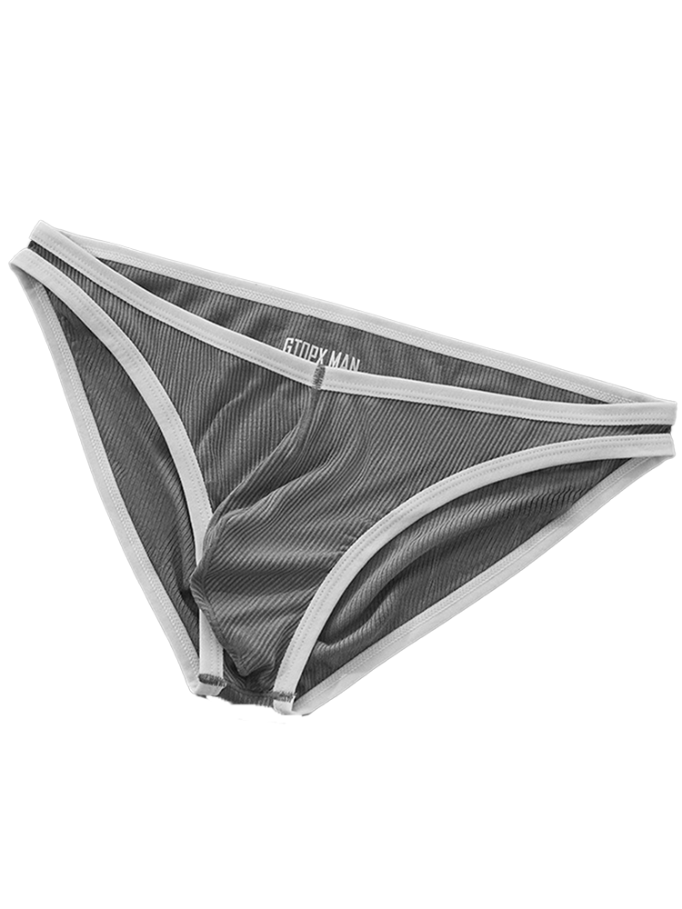Sexy V-shape Low-rise Threaded Bikini For Men