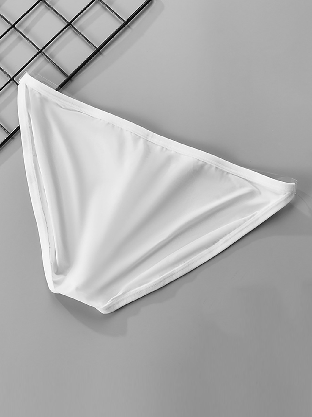 Sexy Spliced Transparent Belt Bikini For Men