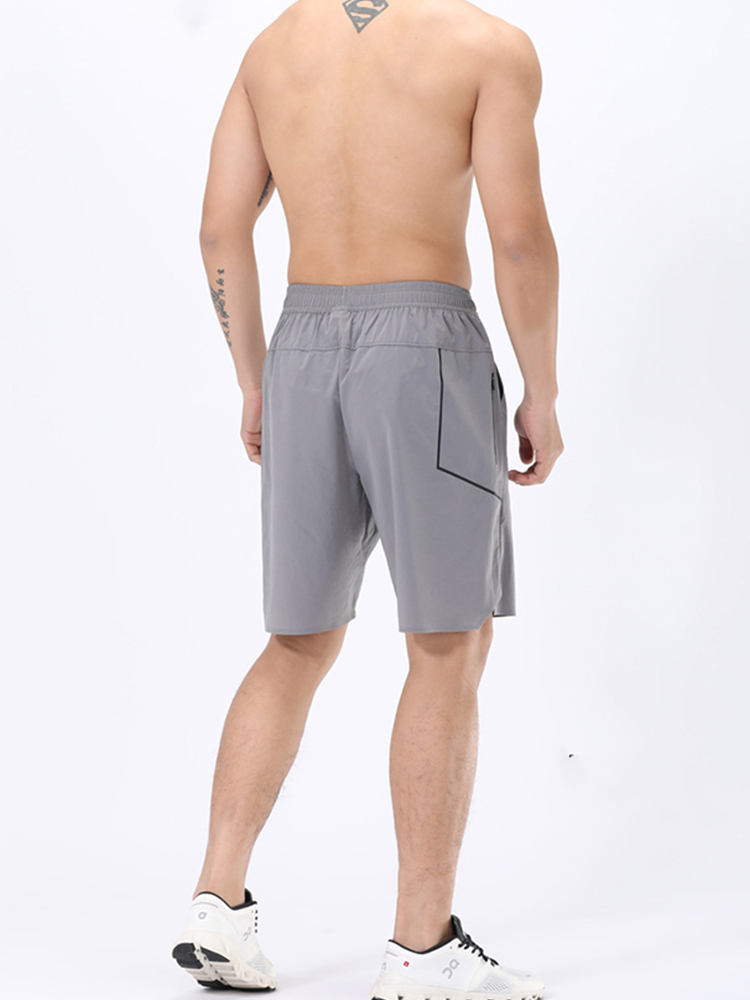 Men's Relaxed Monochromatic Sport Shorts