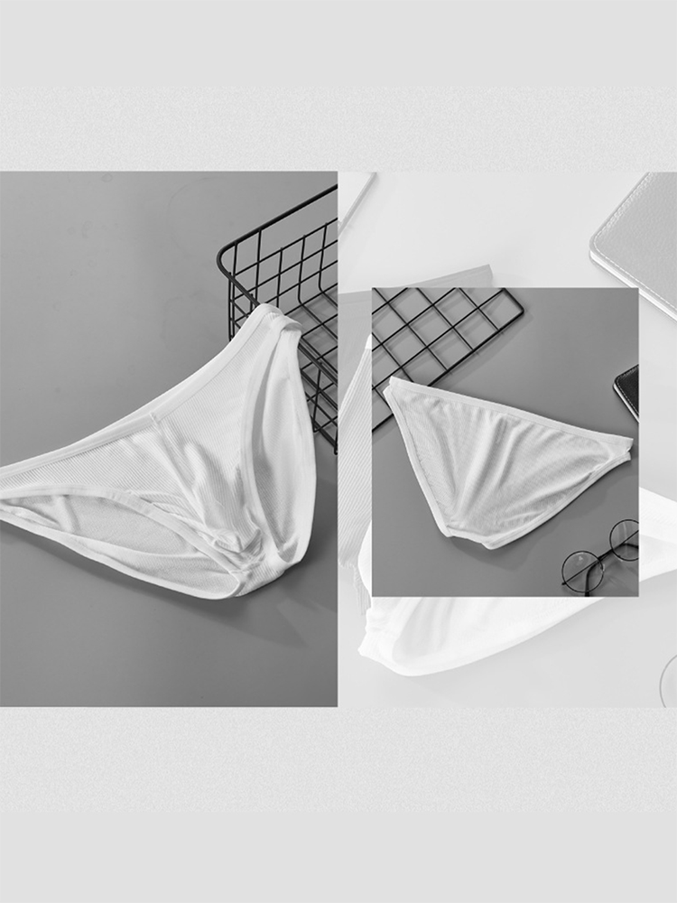 Sexy V-shape Low-rise Threaded Bikini For Men