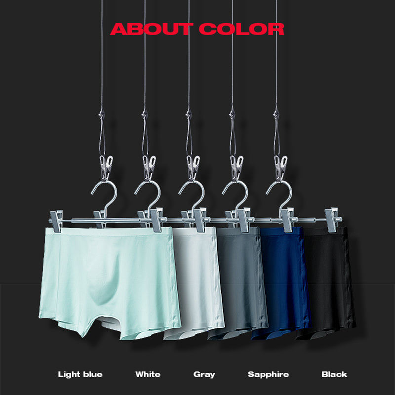 3 Pack Cool Trackless Thin Pouch Men's Trunks