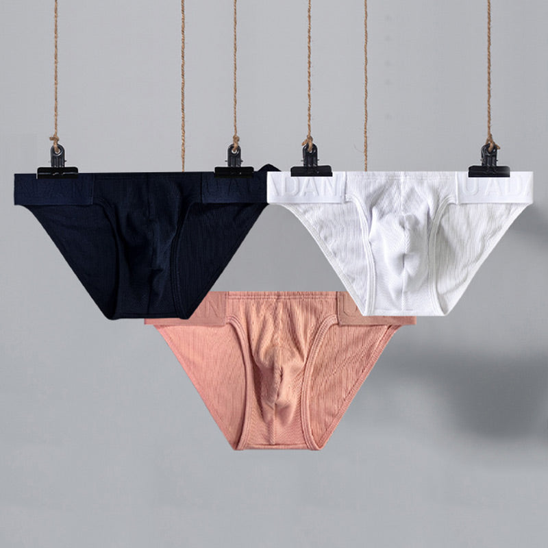 Men's Low Rise Tagless Large Pouch Briefs