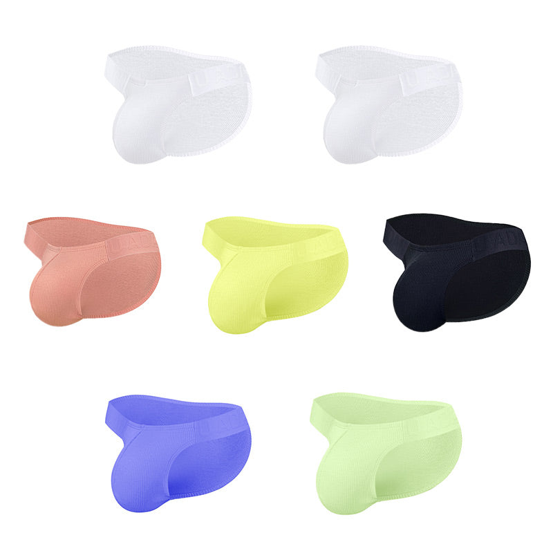 Men's Low Rise Tagless Large Pouch Briefs