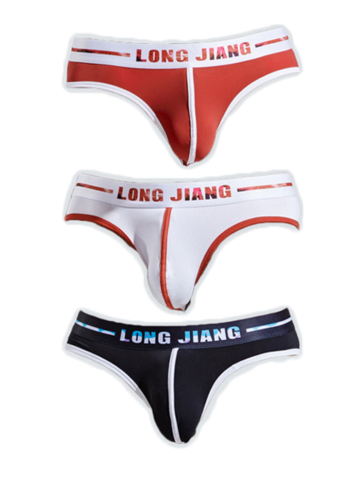 3 Pack Men's Seamless Ice Silk Comfy Underwear