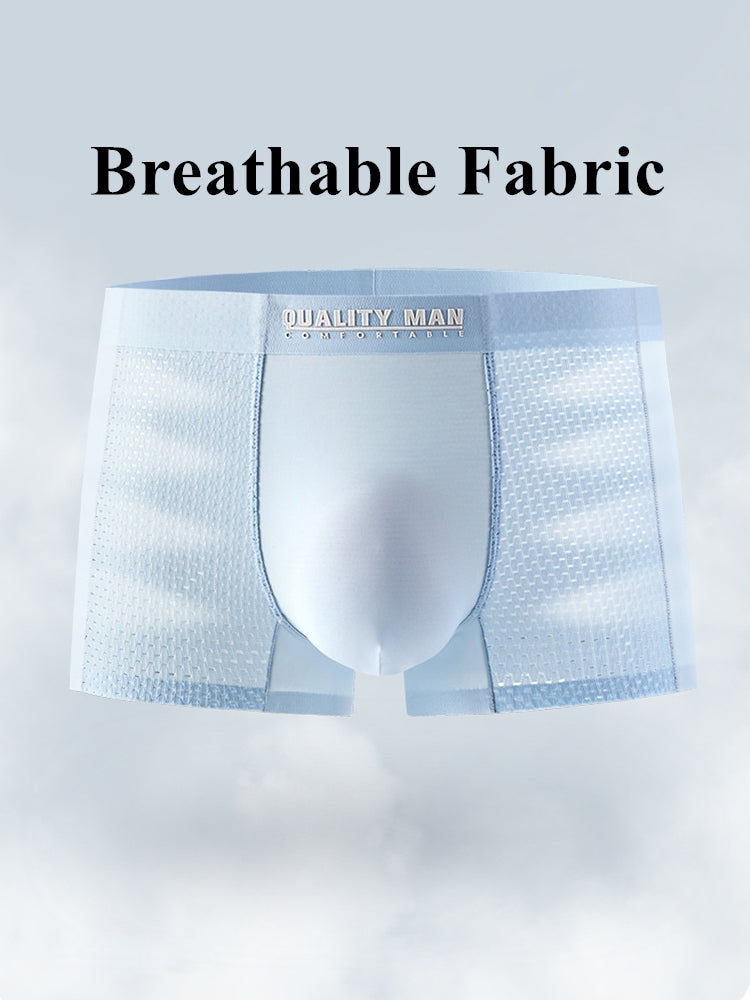 3 Pack Men's Lightweight And Breathable Trunks